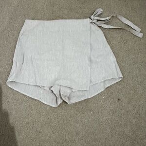 PacSun linen wrap skirt